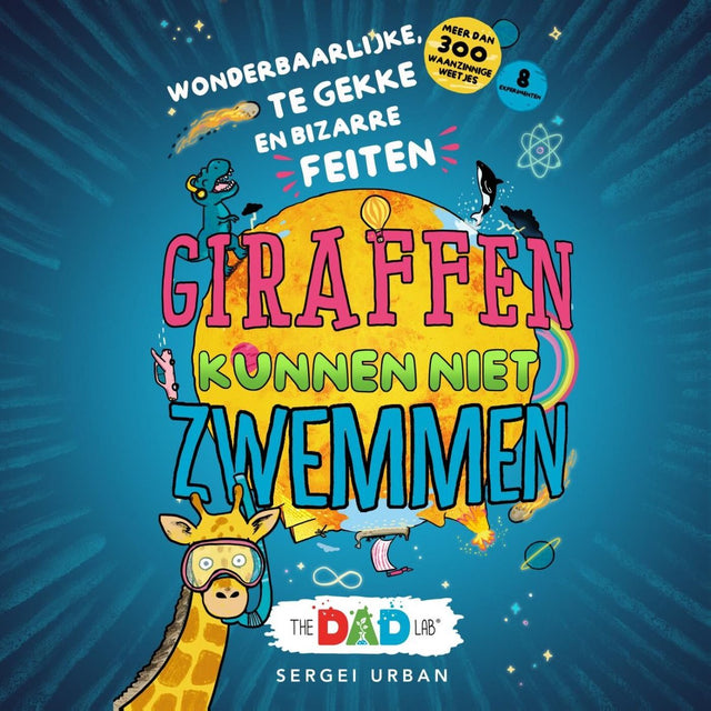 Giraffen kunnen niet zwemmen