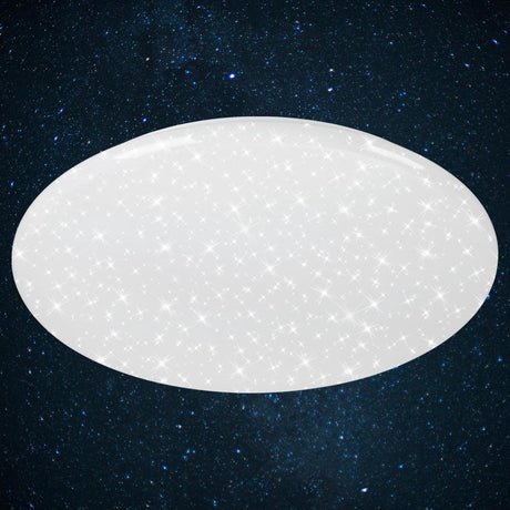 Briloner verb - plafonnière dimbaar - plafondlamp met sterdecor - incl. afstandsbediening - incl. nachtverlichting - incl. kleurtemperatuurregeling (3.000 - 6.500 kelvin) - ø 56cm - led - 50 w - 4.000 lm