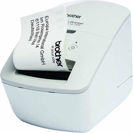 Brother ql-600g labelprinter thermisch 300 x 600 dpi etikettenbreedte (max.): 62 mm usb