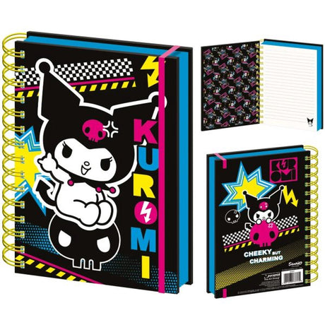 Merkloos sans marque hello kitty kuromi (punk vibes) a5 wiro notebook