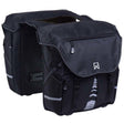 Willex - dubbele fietstas s - 1200 - zwart - 20l