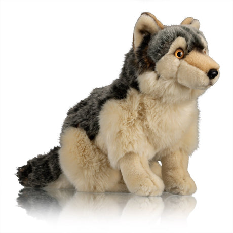 Bresser freek vonk x - knuffeldier - bowie de wolf - gevuld met gerecycled materiaal