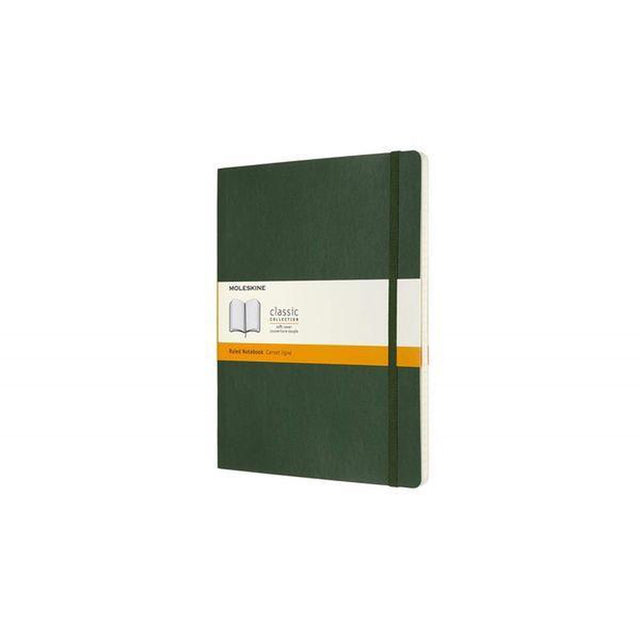 Moleskine classic notitieboek - extra large - softcover - gelinieerd - mirte groen