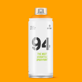 Montana colors mtn94 fluoriserend oranje spuitverf - 400ml lage druk en matte afwerking
