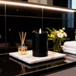 Arti casa led kaars wetlook - zwart - realistisch flikkerende vlam - werkt op 2xaa batterijen - afmeting ø7,5x10cm - sfeervol en veilig alternatief voor echte kaarsen binnenshuis