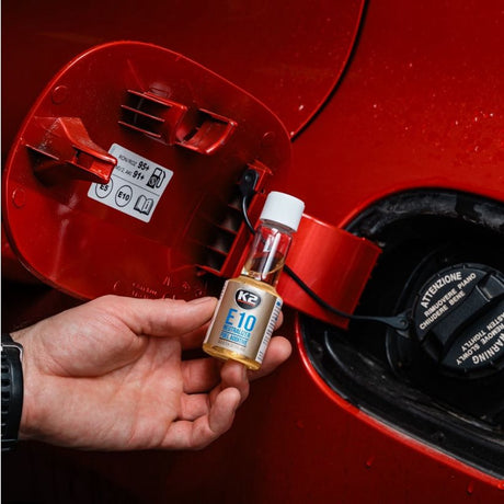 K2 e10 neutraliser benzine additief 50 ml - compensatie additief stabilisatie brandstof - oude brandstof verbetering - verhoging octaangehalte - aan alle brandstoffen mengsmering