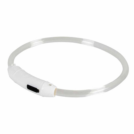Duvo plus seecur!ty halsband flash light ring usb tpu l-65x2.5x1cm meerkleurig