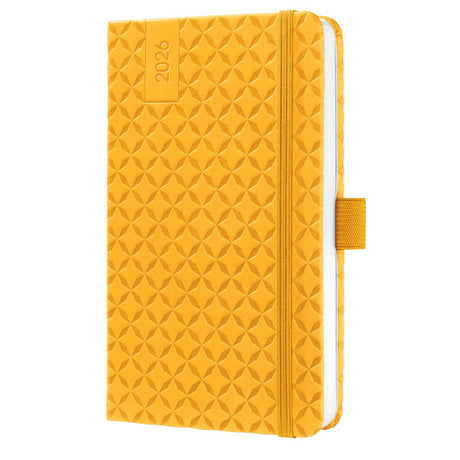 Sigel weekagenda flair 2026 formaat a6 mango yellow hardcover