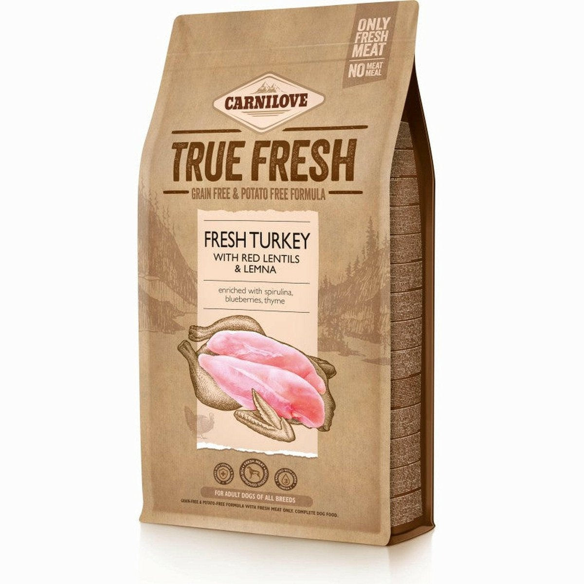 Carnilove true fresh - adult - kalkoen - 1,4 kg