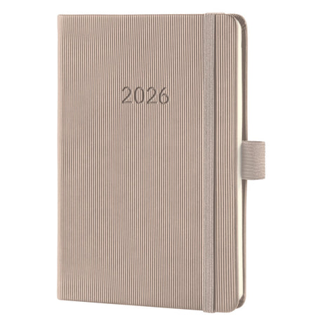Sigel weekagenda 2026 conceptum formaat a6 taupe hardcover