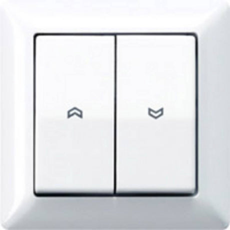 Jung as590-5pww knop inzetstuk 1-voudig alpine-wit 1 stuk(s)