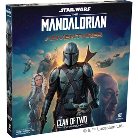 Asmodee star wars bordspel mandalorian adventures clan of two uitbreiding.