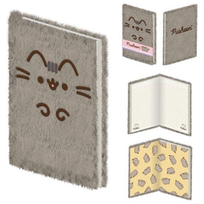 Merkloos sans marque pusheen (playful) plush notebook