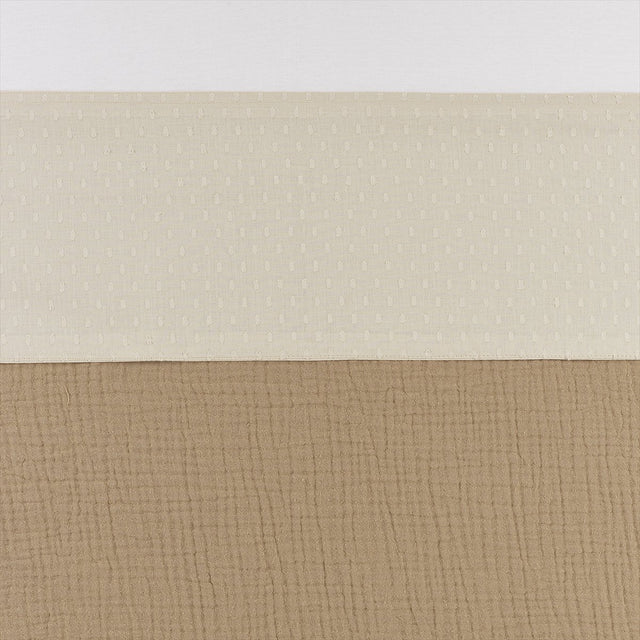 Meyco baby plume wieglaken - 75 x 100 cm - soft sand