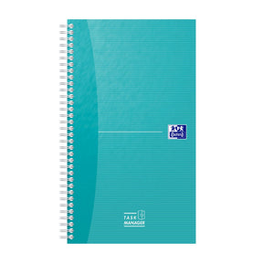 Oxford to do planner - 115 vel - dubbel spiraal - aqua