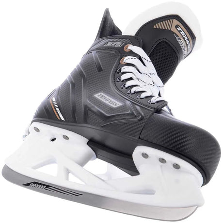 Tempish - fs3 - ijshockeyschaatsen - schaatsen kinderen - zwart - stevige enkelondersteuning comfortvoering - maat eu 35-38