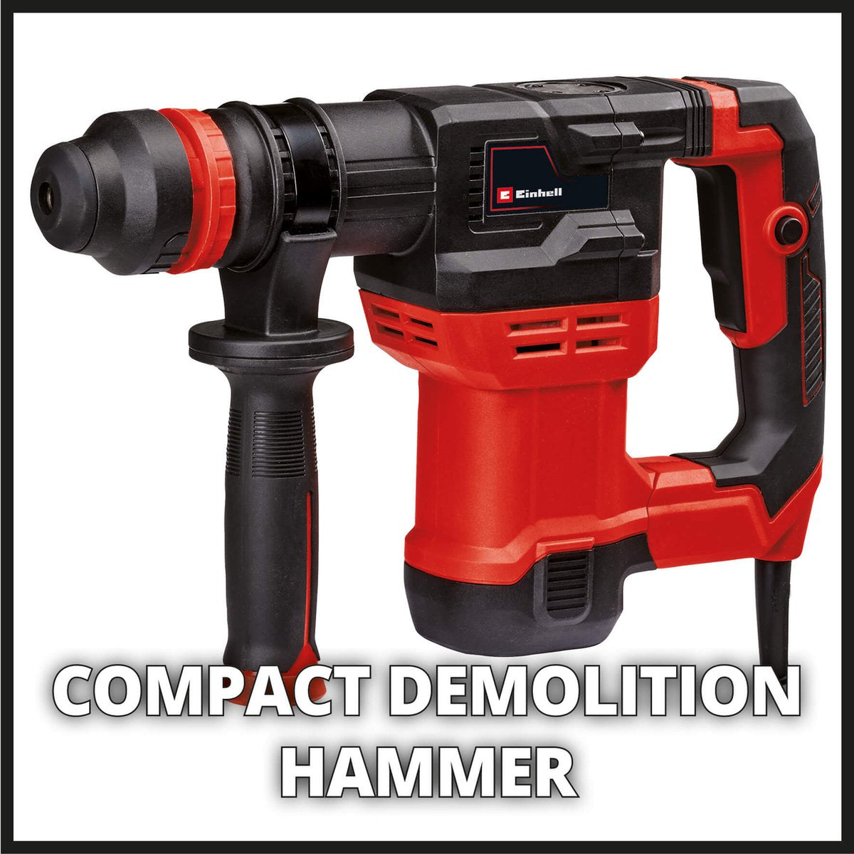 Einhell elektrische breekhamer te-dh 5 - 750 w - 5 j - sds-plus - incl. punt en platte beitel - incl. transport- opbergkoffer