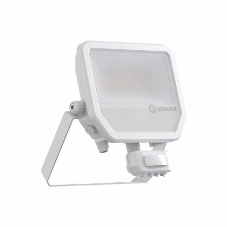 Ledvance led floodlight aluminium wit 41w 5500lm 100d - 830 warm wit | ip65 - bewegings- en lichtsensor - symmetrisch