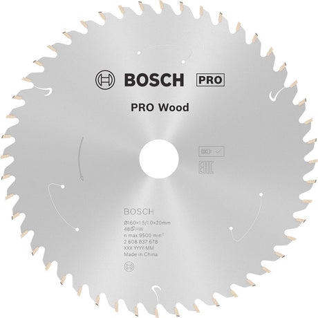 Bosch pro wood accuzaagblad voor cirkelzagen 160 x 1,5 x 20 mm - ...