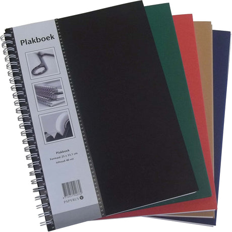 Merkloos sans marque plakboek neutraal 230x330 5stuks 40 vel