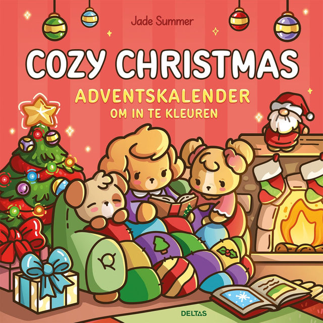 Cozy christmas adventskalender om in te kleuren
