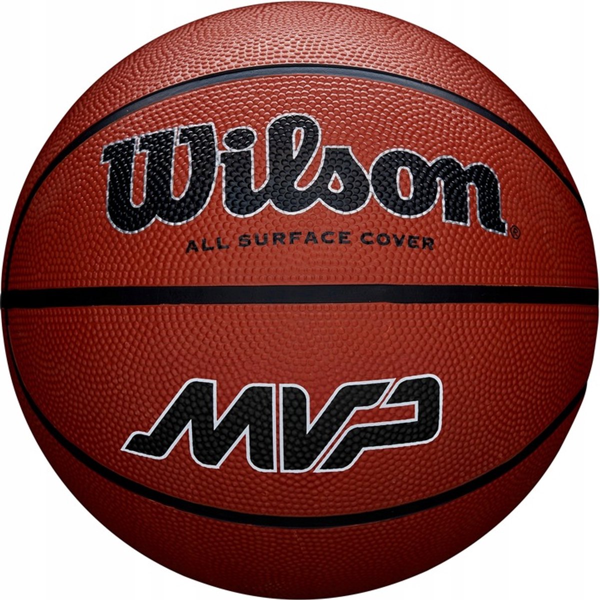 Wilson mvp 6 basketbal - rubberen streetball voor buiten