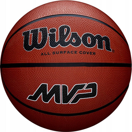 Wilson mvp 6 basketbal - rubberen streetball voor buiten 6