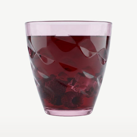 Bormioli rocco glazen flora roze 260 ml - 6 stuks