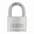 Abus sleutelslot titalium 64ti 40 4 cm staal aluminium normaal