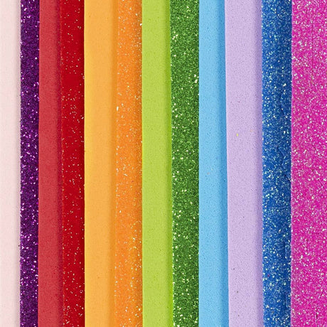 Creativ company foam vellen 14 x 25 cm kleurrijk 12 vel