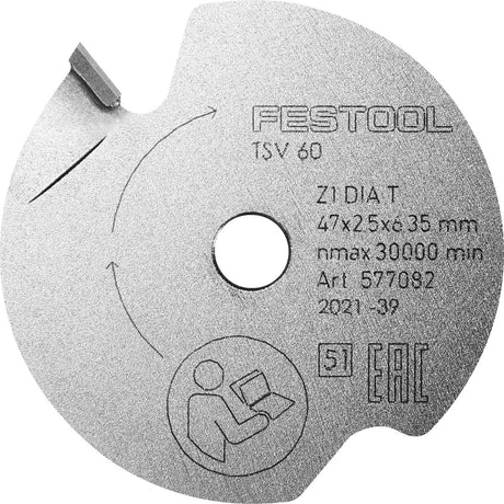 Festool 47x6,35x2,5mm voorritszaagblad universeel - dia t1 - 577082