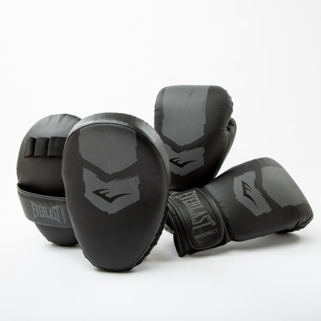 Everlast prospect 2 mitt kit, black grey