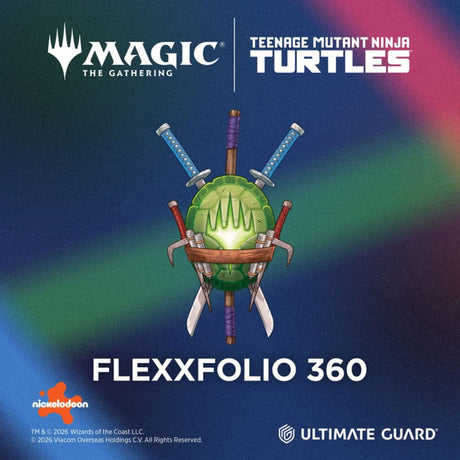 Ultimate guard flexxfolio 360 magic: the gathering | teenage mutant ninja turtles - plains