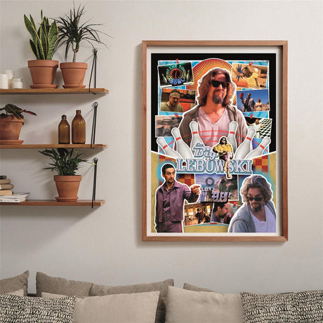 Clementoni legpuzzel the big lebowski - puzzel 1000 stukjes - cult movies collectie - compact box - legpuzzels en puzzels voor volwassenen