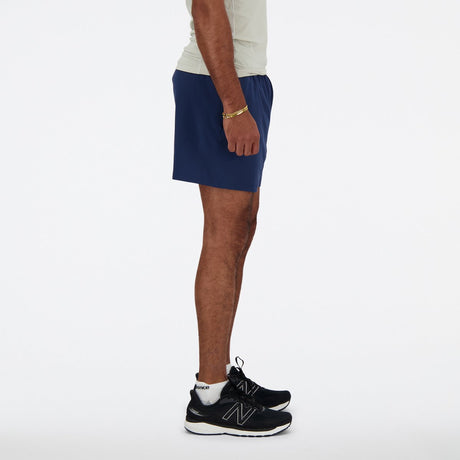New balance sport essential short 5 heren sportbroek - navy