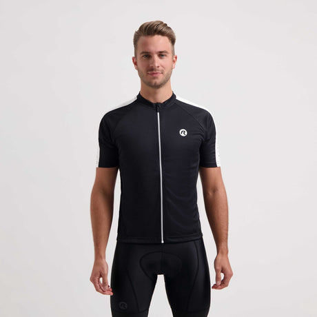 Rogelli explore heren fietsshirt - korte mouw - zwart wit