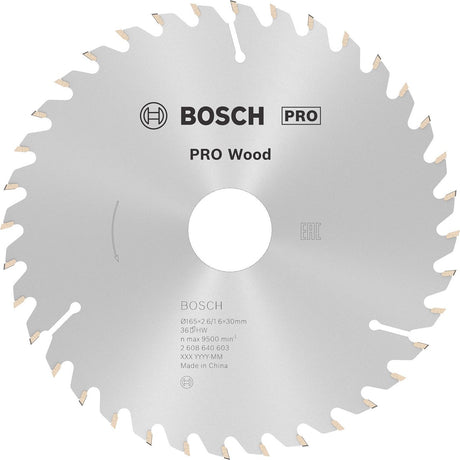 Bosch cirkzb opt 165x30 20x2,6 36t wz