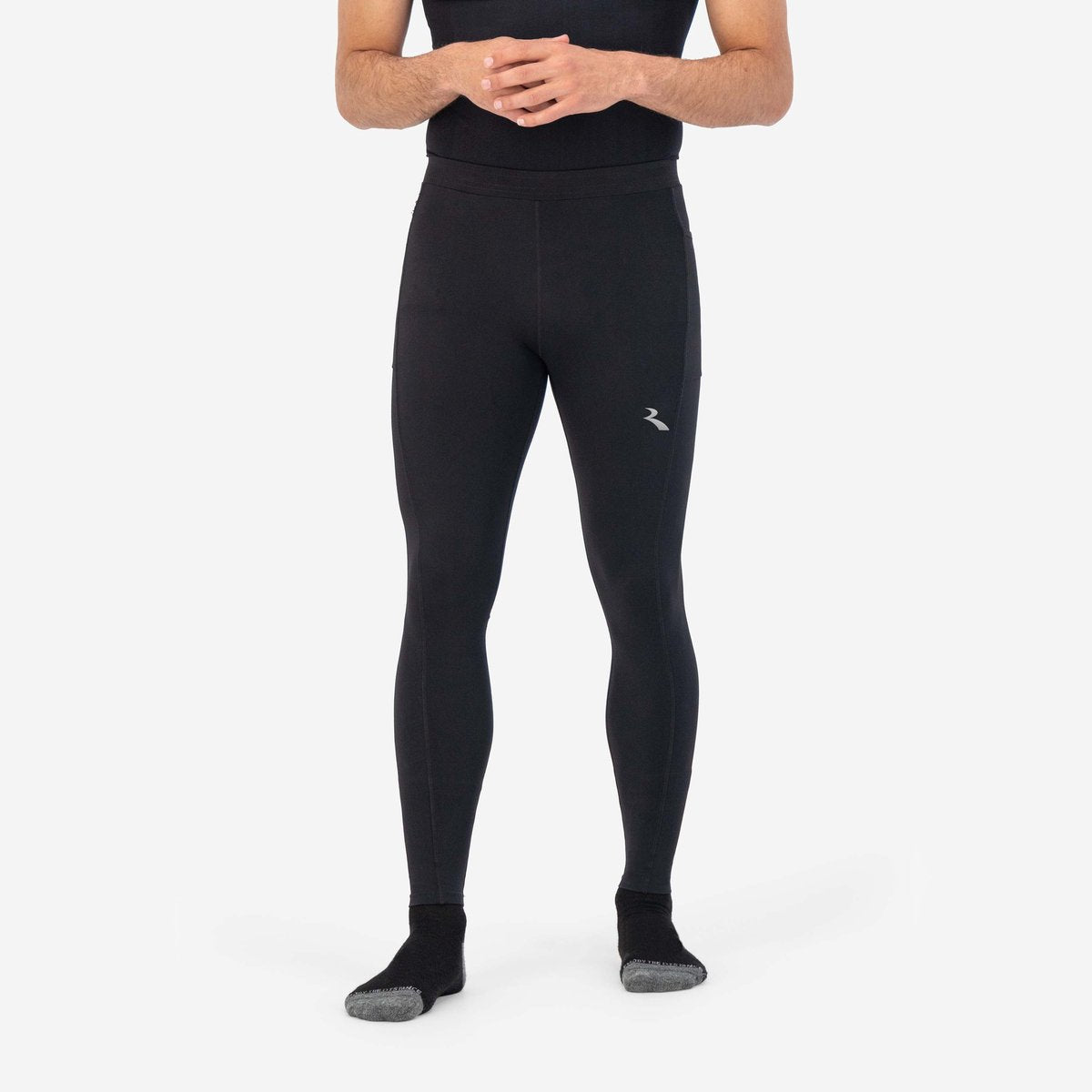 Rogelli essential heren lange hardloopbroek - winter - zeem - zwart