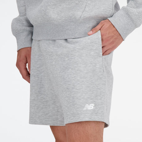 New balance sportbroek - short - heren - grijs xl
