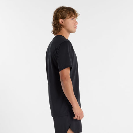 New balance sport short sleeve t-shirt heren sportshirt - black