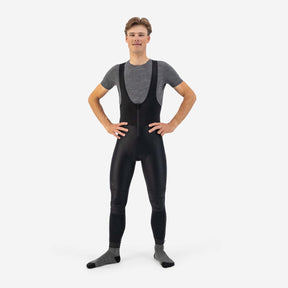 Rogelli deep winter heren lange fietsbroek - zwart