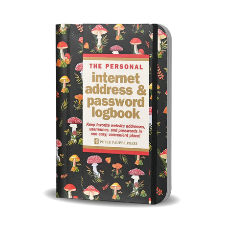 Peter pauper logbook internet address password mushrooms