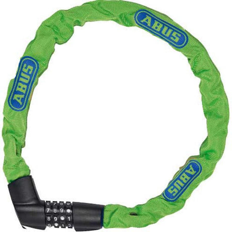 Abus fietsslot kettingslot - tresor 1385 neon - security level 6 - groen - 75 cm - geschikt voor elektrische fietsen en stadsfietsen