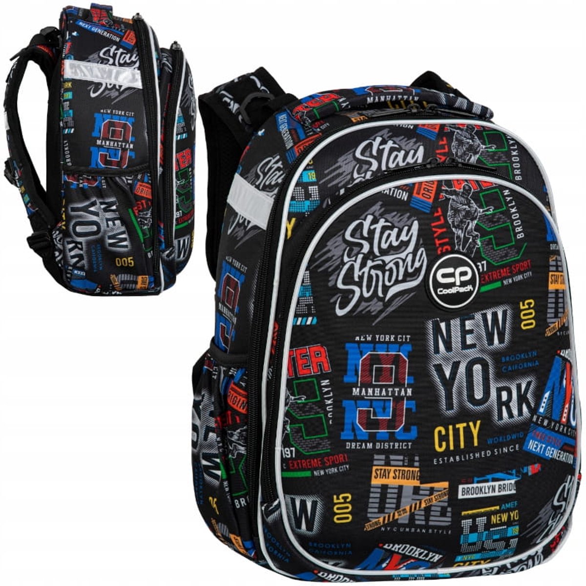 Coolpack turtle rugzak big city - ruim ergonomisch schoolmodel