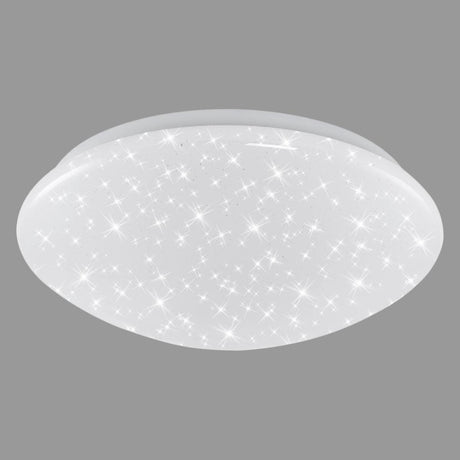 Briloner vipe - led plafonniére - plafondlamp met sterrenhemel effect - kinderkamerlamp - 4.000 k - 1.200 lm - 12w - ø28 cm - wit