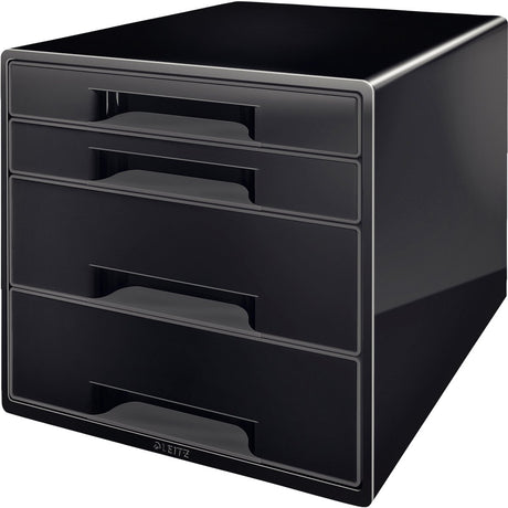 Leitz desk cube - 4 laden - zwart