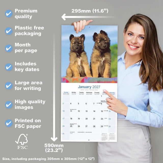 Avonside belgische herder kalender 2027