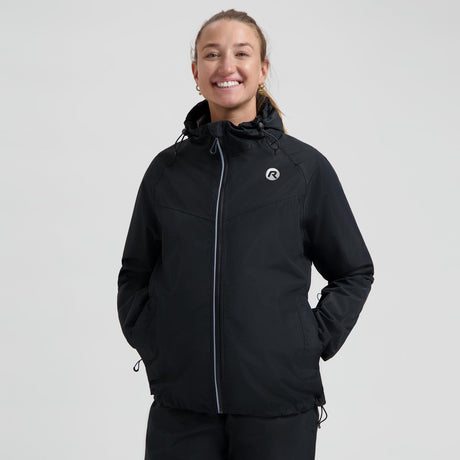 Rogelli commuter core dames en heren regenjas - fiets - zwart