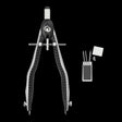 Herlitz quick-set passer my.pen zwart wit