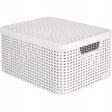 Curver style serie - opbergbox met deksel - 18l - lichtgrijs